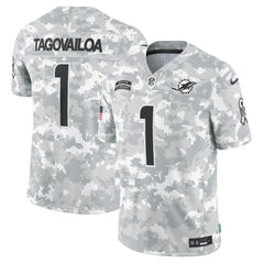 Tua Tagovailoa  2024 Salute to Service Limited Jersey - Miami Dolphins