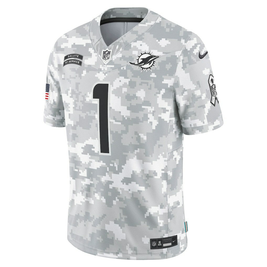 Tua Tagovailoa  2024 Salute to Service Limited Jersey - Miami Dolphins