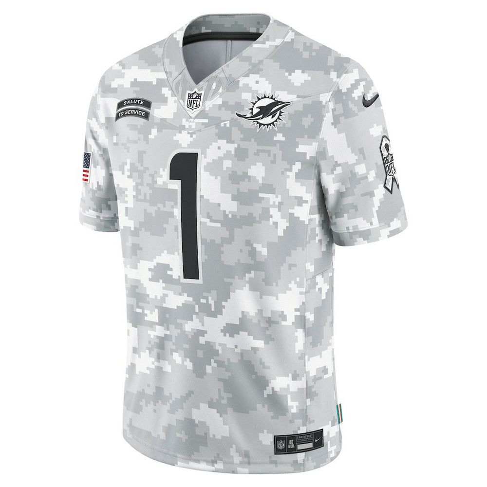 Tua Tagovailoa  2024 Salute to Service Limited Jersey - Miami Dolphins