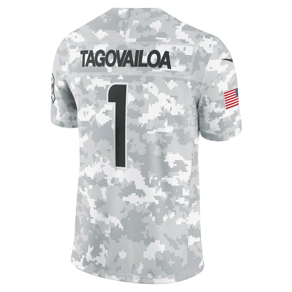 Tua Tagovailoa  2024 Salute to Service Limited Jersey - Miami Dolphins