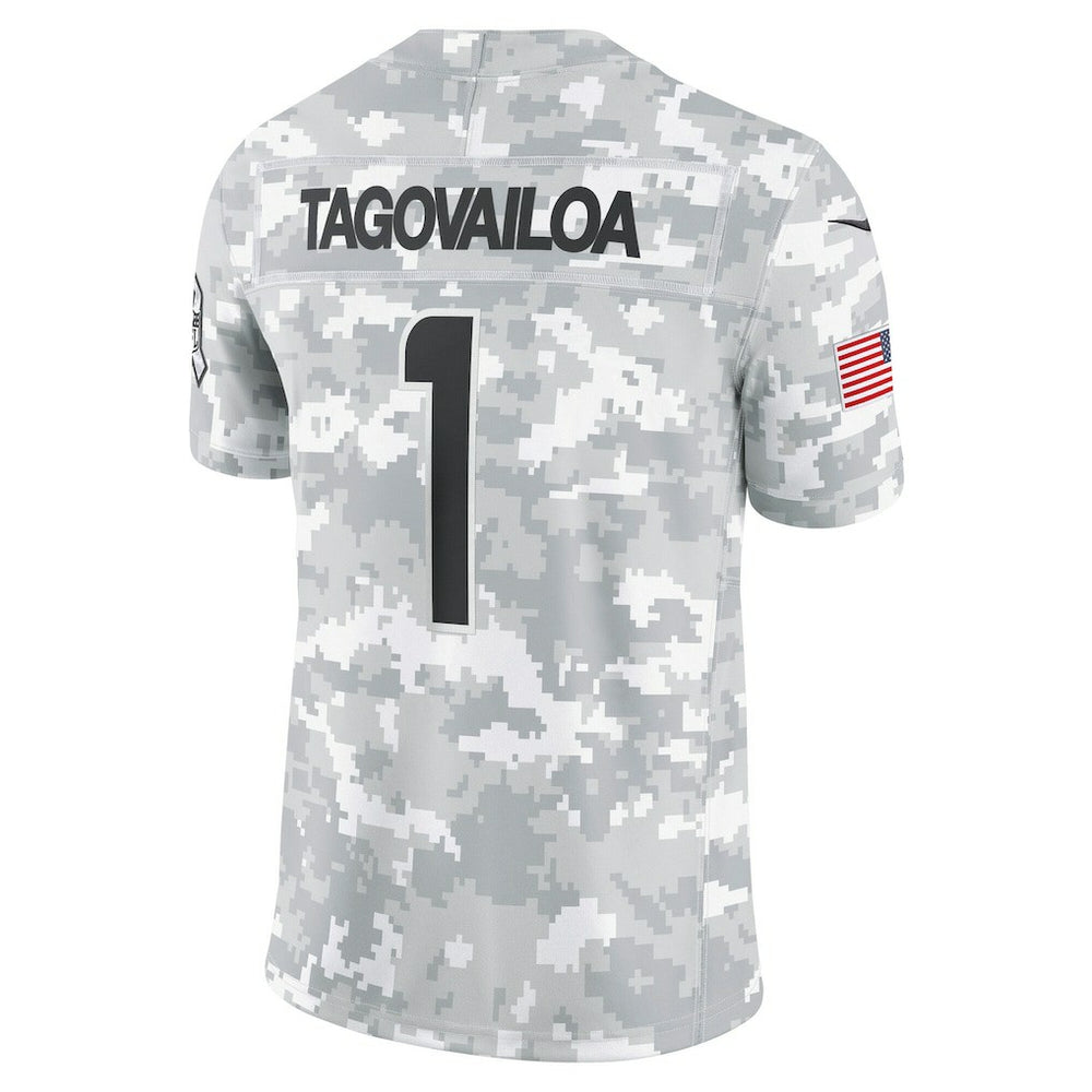 Tua Tagovailoa  2024 Salute to Service Limited Jersey - Miami Dolphins