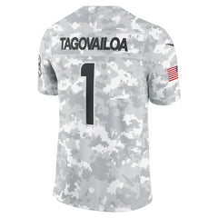 Tua Tagovailoa  2024 Salute to Service Limited Jersey - Miami Dolphins