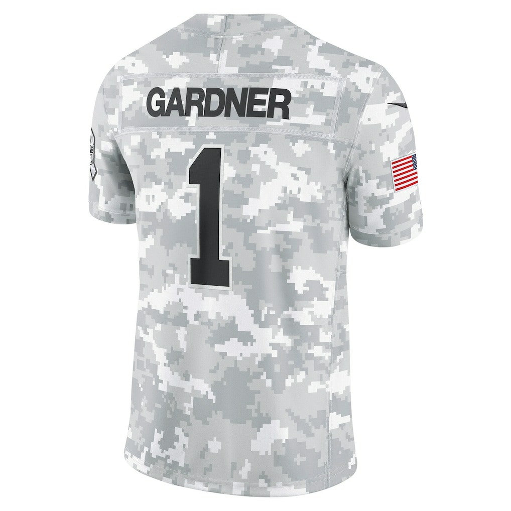 Sauce Gardner  2024 Salute to Service Limited Jersey - New York Jets