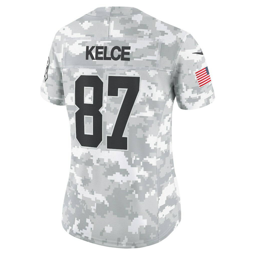 Travis Kelce  Women's 2024 Salute to Service Limited Jersey - Kansas City Chiefs