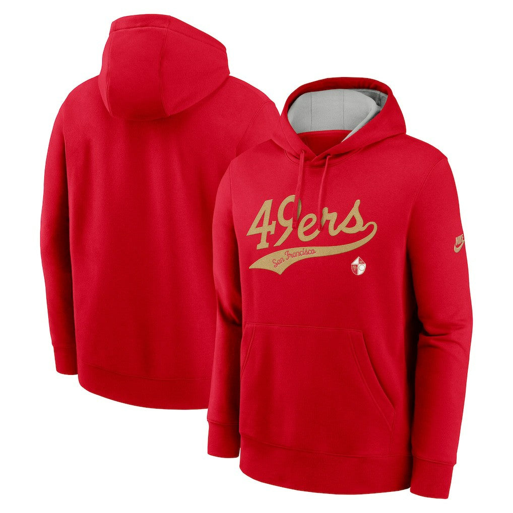 Rewind Club Logo Pullover Hoodie - San Francisco 49ers