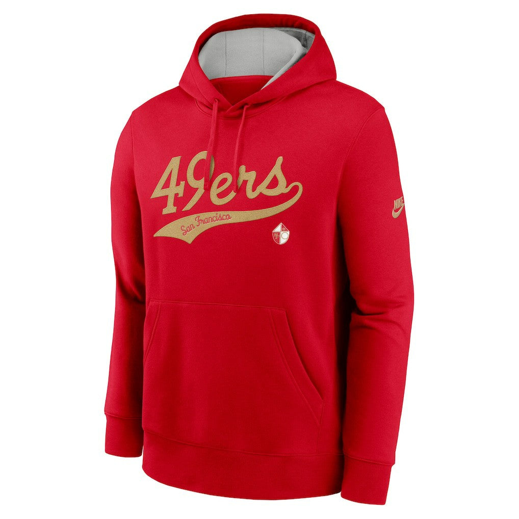 Rewind Club Logo Pullover Hoodie - San Francisco 49ers