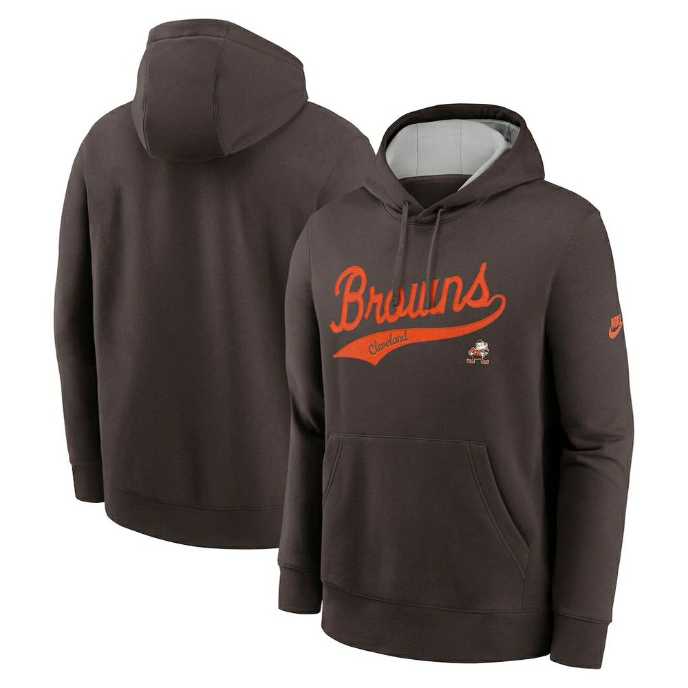Rewind Club Logo Pullover Hoodie - Cleveland Browns