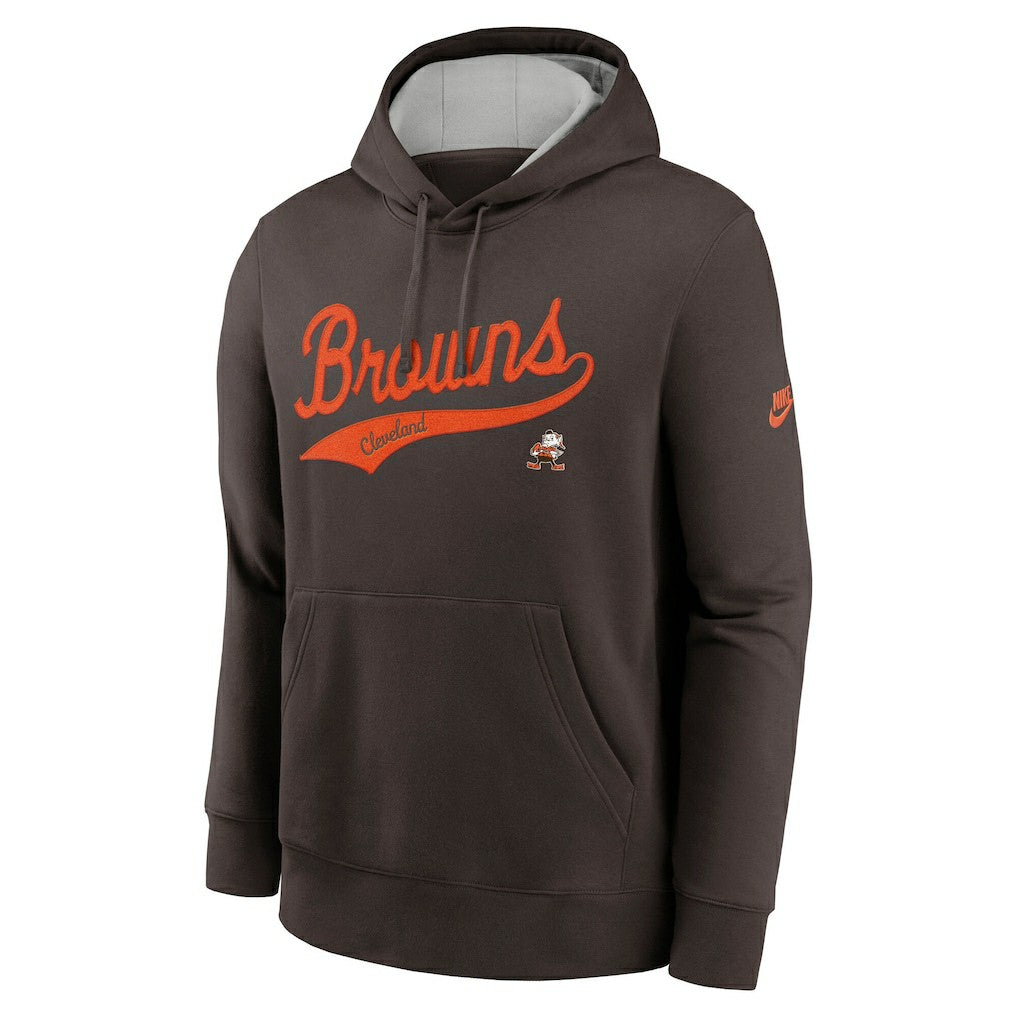 Rewind Club Logo Pullover Hoodie - Cleveland Browns