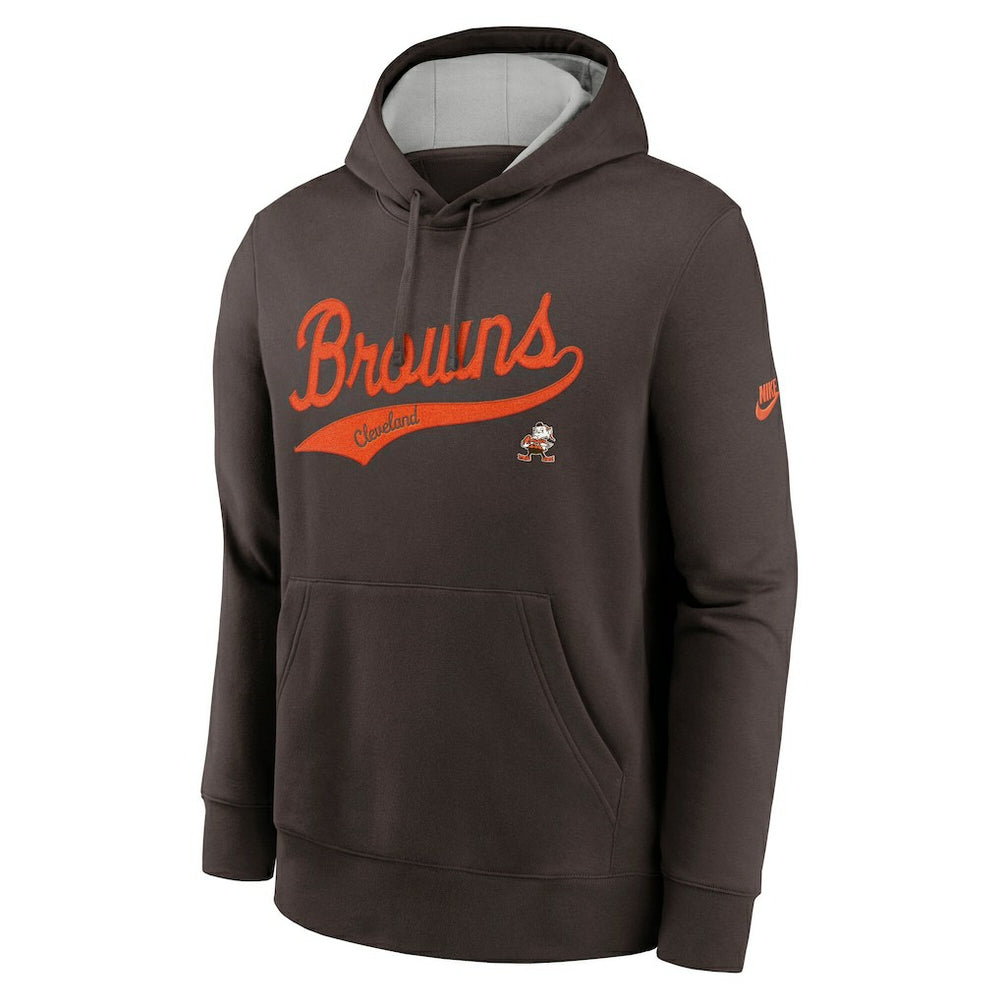 Rewind Club Logo Pullover Hoodie - Cleveland Browns