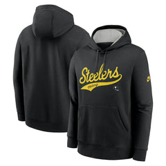Rewind Club Logo Pullover Hoodie - Pittsburgh Steelers