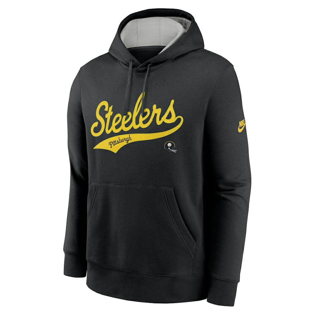 Rewind Club Logo Pullover Hoodie - Pittsburgh Steelers