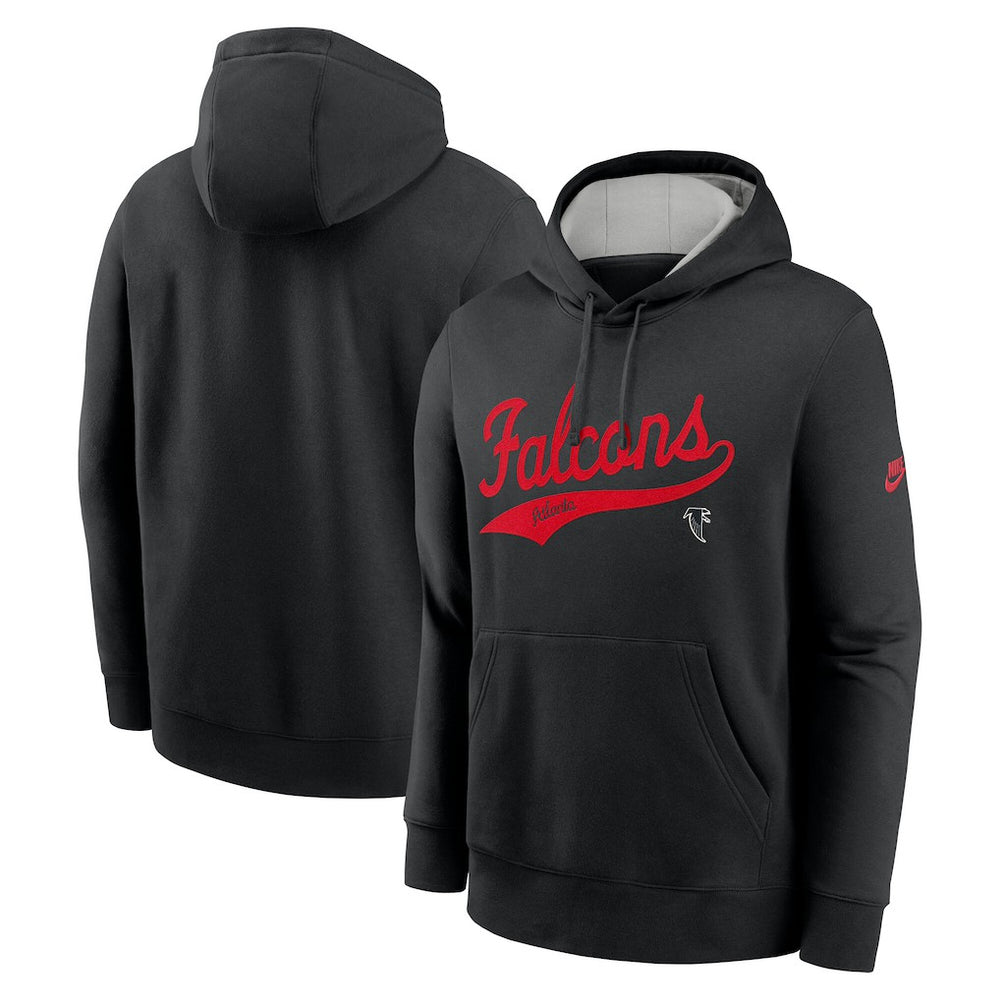 Rewind Club Logo Pullover Hoodie - Atlanta Falcons