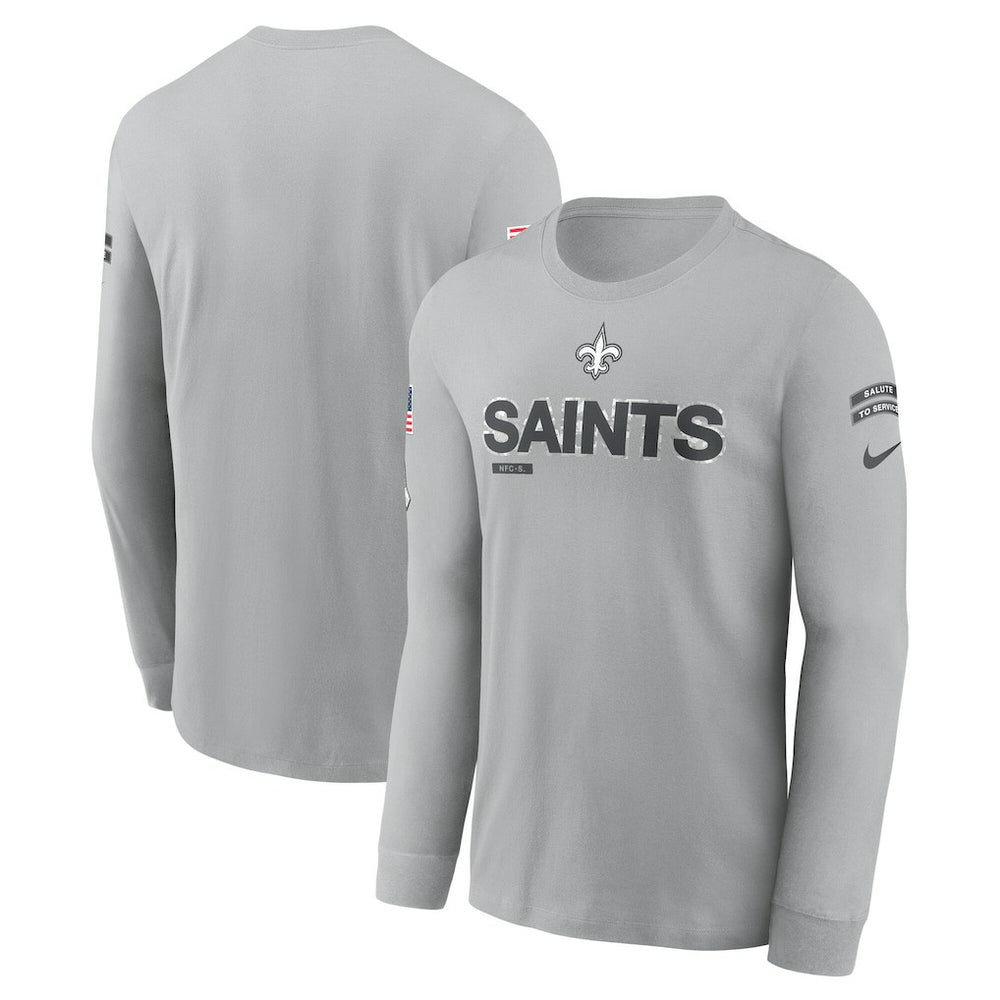 2024 Salute To Service Long Sleeve T-Shirt - New Orleans Saints