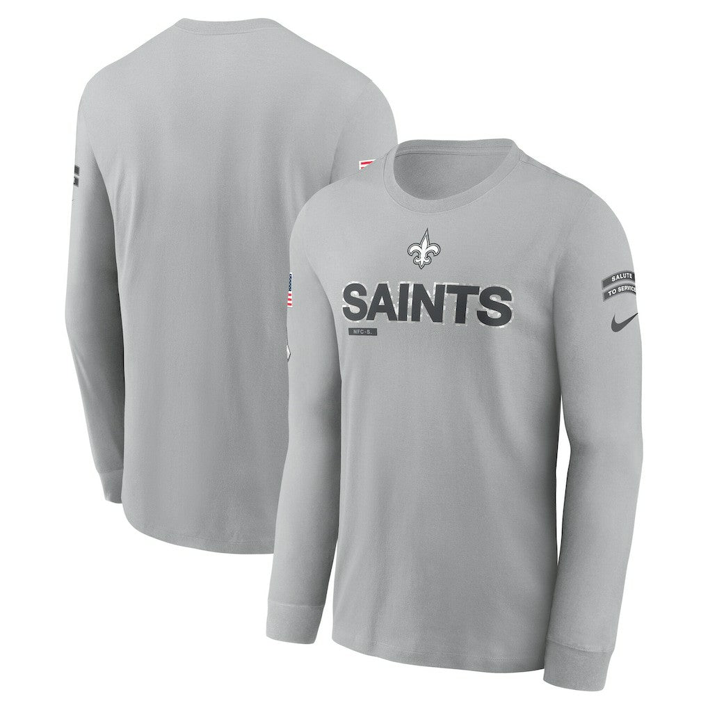 2024 Salute To Service Long Sleeve T-Shirt - New Orleans Saints
