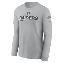 2024 Salute To Service Long Sleeve T-Shirt - Las Vegas Raiders