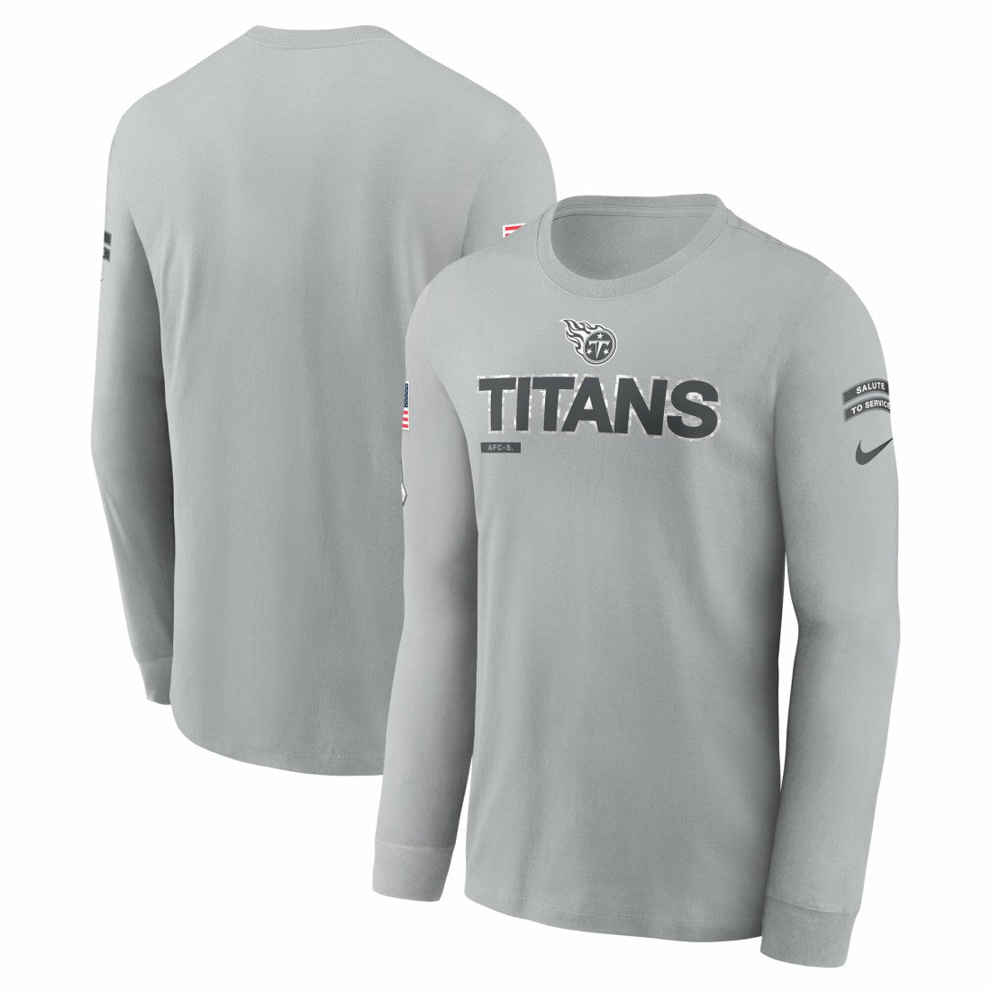 2024 Salute To Service Long Sleeve T-Shirt - Tennessee Titans