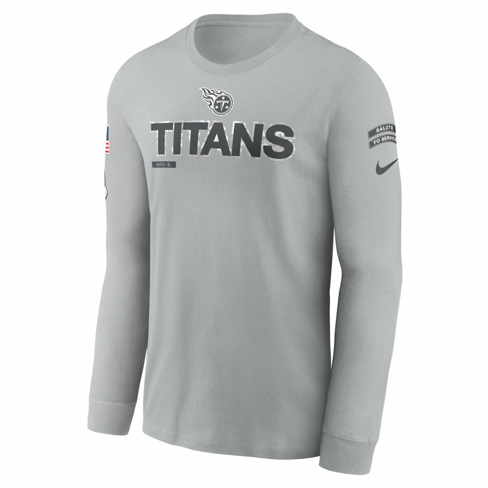 2024 Salute To Service Long Sleeve T-Shirt - Tennessee Titans