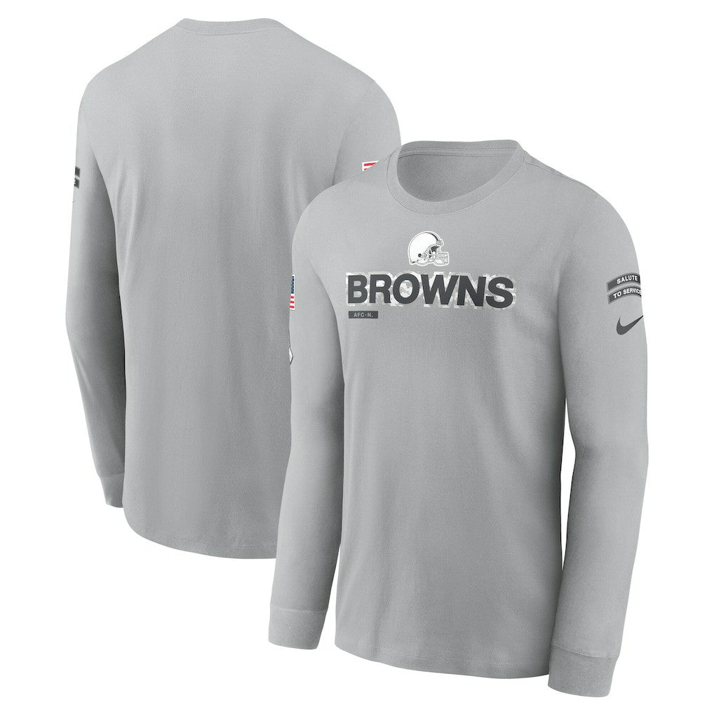2024 Salute To Service Long Sleeve T-Shirt - Cleveland Browns
