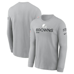 2024 Salute To Service Long Sleeve T-Shirt - Cleveland Browns