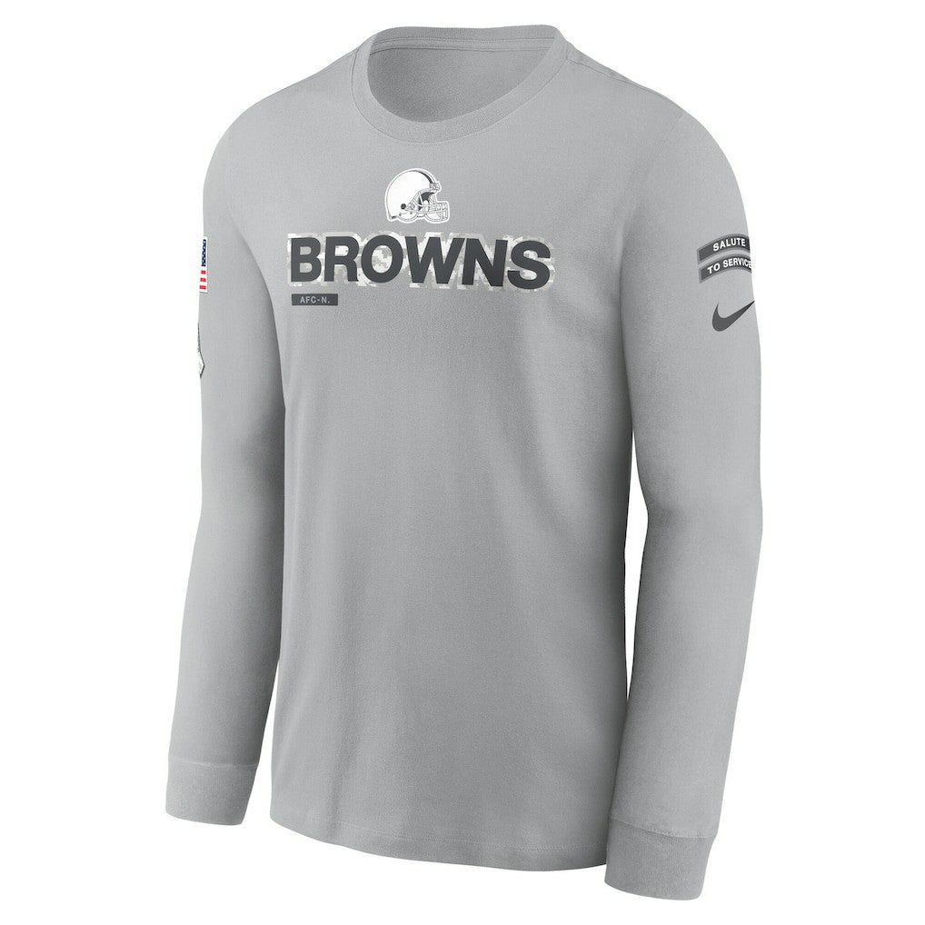 2024 Salute To Service Long Sleeve T-Shirt - Cleveland Browns