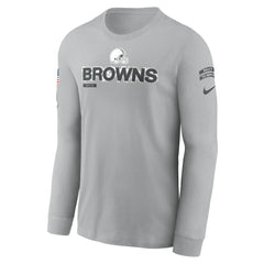 2024 Salute To Service Long Sleeve T-Shirt - Cleveland Browns