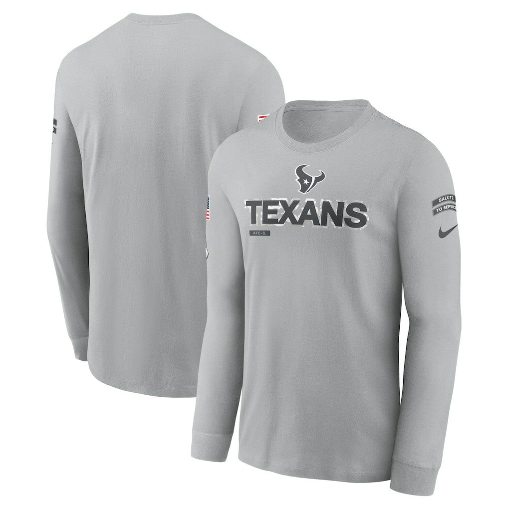 2024 Salute To Service Long Sleeve T-Shirt - Houston Texans