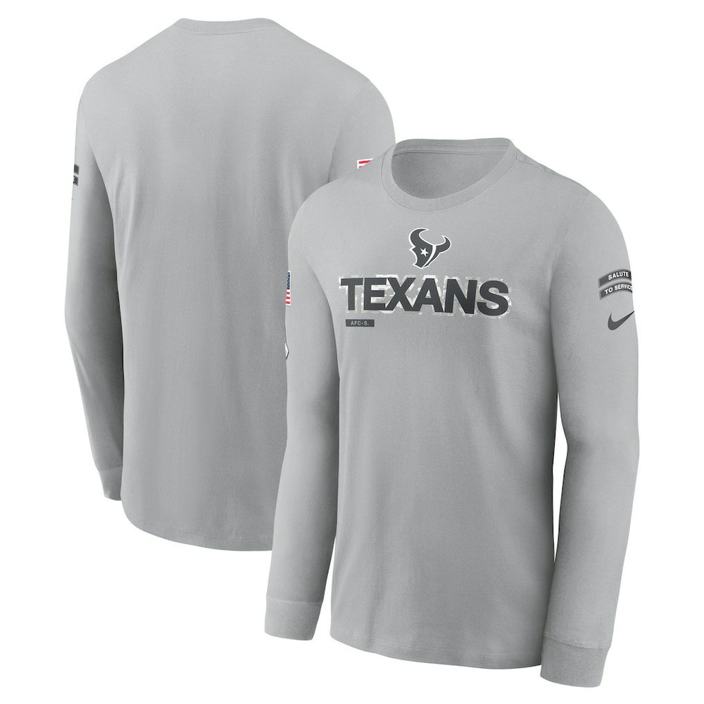 2024 Salute To Service Long Sleeve T-Shirt - Houston Texans