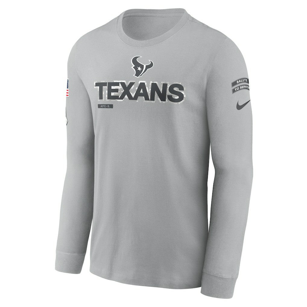 2024 Salute To Service Long Sleeve T-Shirt - Houston Texans
