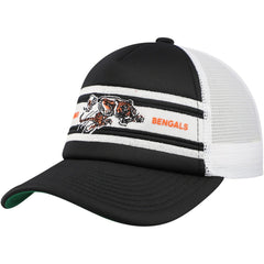 Youth Stripe Trucker Adjustable Hat - Cincinnati Bengals