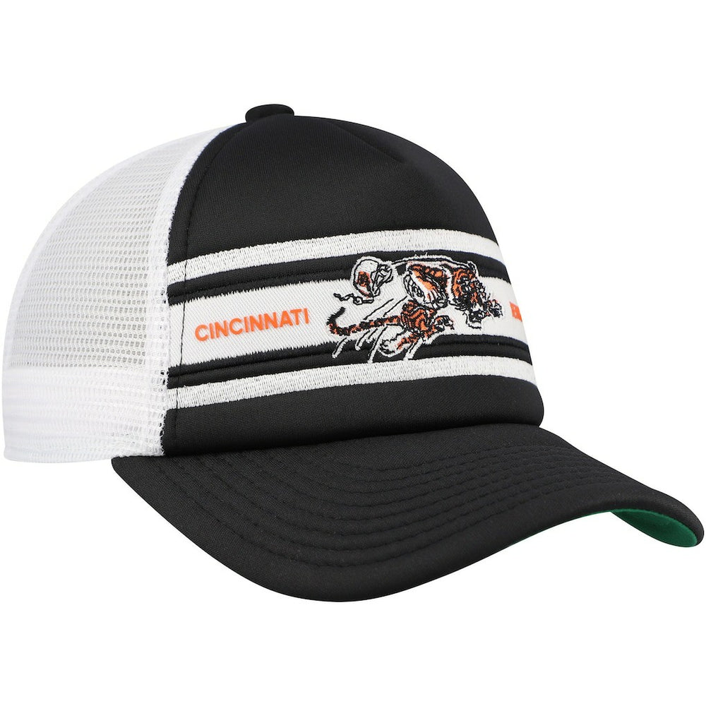 Youth Stripe Trucker Adjustable Hat - Cincinnati Bengals