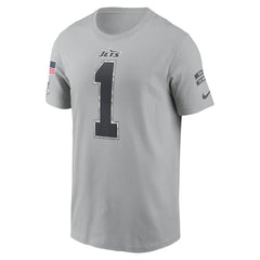 Ahmad Sauce Gardner  2024 Salute To Service Name & Number T-Shirt - New York Jets