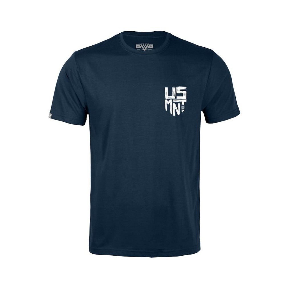 USMNT Levelwear Youth Little Richmond Scribble T-Shirt -  Navy