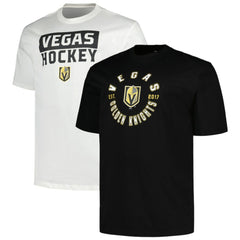 NHL This item will ship within 4 business days. Vegas Golden Knights Fanatics Big & Tall 2-Pack T-Shirt Set
