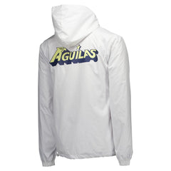 Club America Home Match Hoodie Full-Zip Windbreaker Jacket -  White