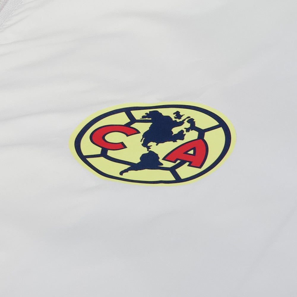 Club America Home Match Hoodie Full-Zip Windbreaker Jacket -  White
