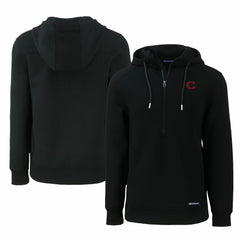 MLB Cincinnati Reds Cutter & Buck City Connect Roam Eco Recycled Half-Zip Pullover Hoodie