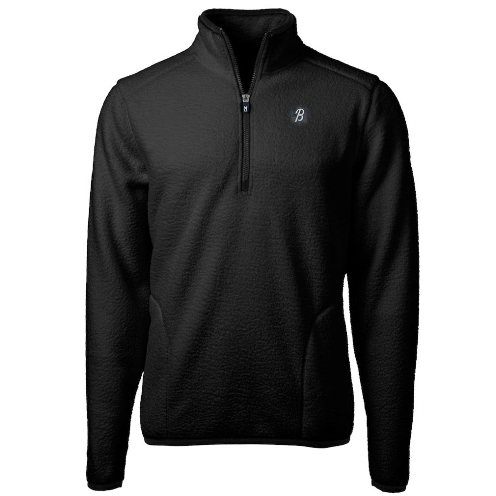 MLB Baltimore Orioles Cutter & Buck City Connect Cascade Eco Sherpa Fleece Quarter-Zip Pullover Jacket