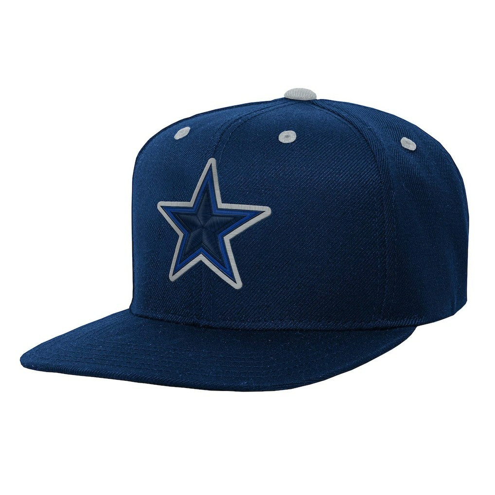 Youth Team Color Pop Snapback Hat - Dallas Cowboys