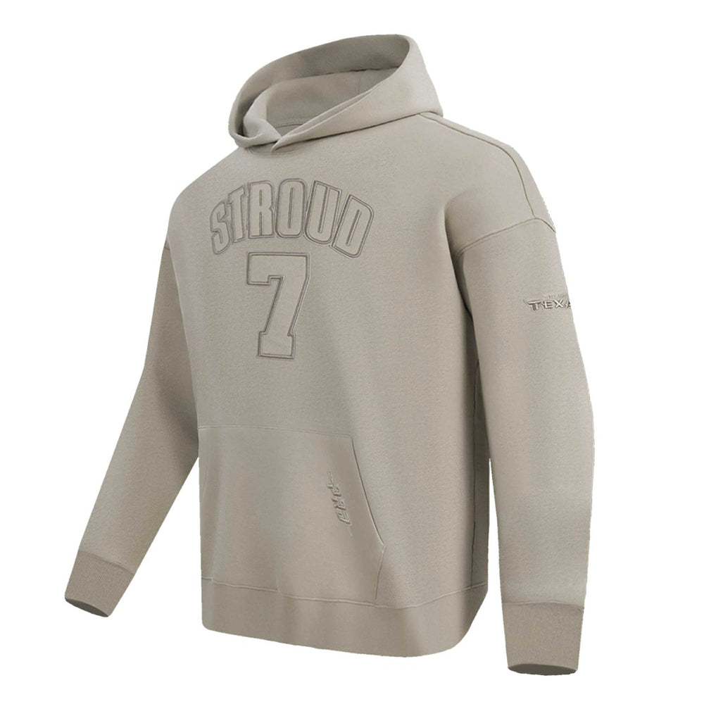 C.J. Stroud  Pro Standard Player Name & Number Pullover Hoodie - Houston Texans
