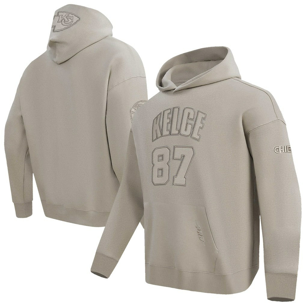 Travis Kelce  Pro Standard Player Name & Number Pullover Hoodie - Kansas City Chiefs