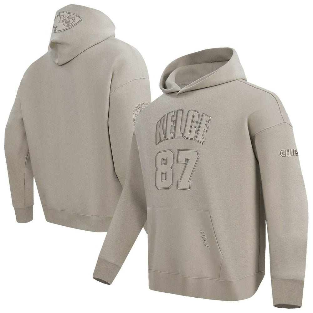 Travis Kelce  Pro Standard Player Name & Number Pullover Hoodie - Kansas City Chiefs