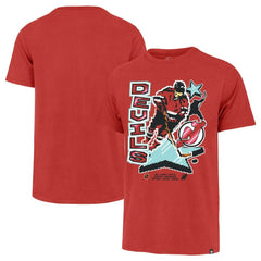 NHL Red New Jersey Devils '47 Lamp Lighter Franklin T-Shirt
