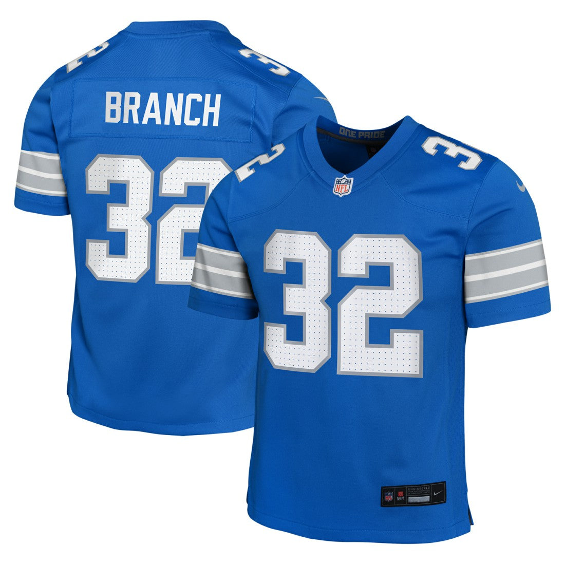 Brian Branch  Youth Game Jersey - Detroit Lions