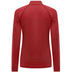 NHL Red Chicago Blackhawks Levelwear Women's Kinetic Insignia Core Quarter-Zip Pullover Top