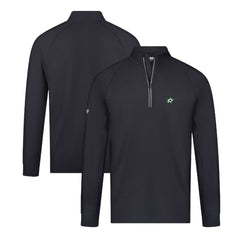 NHL Black Dallas Stars Levelwear Theory Insignia Core Quarter-Zip Pullover Top