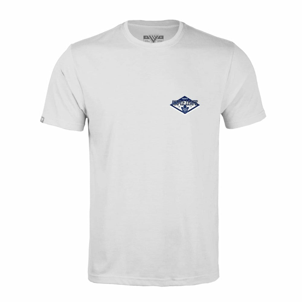 NHL White Toronto Maple Leafs Levelwear Richmond Club Patch 2.0 T-Shirt
