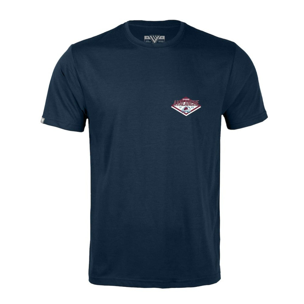 NHL Navy Colorado Avalanche Levelwear Richmond Club Patch 2.0 T-Shirt
