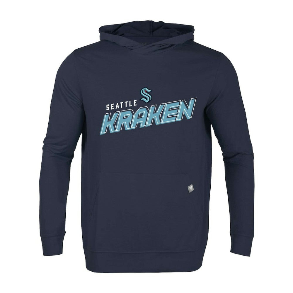 NHL Deep Sea Blue Seattle Kraken Levelwear Relay Premier 2.0 Pullover Hoodie