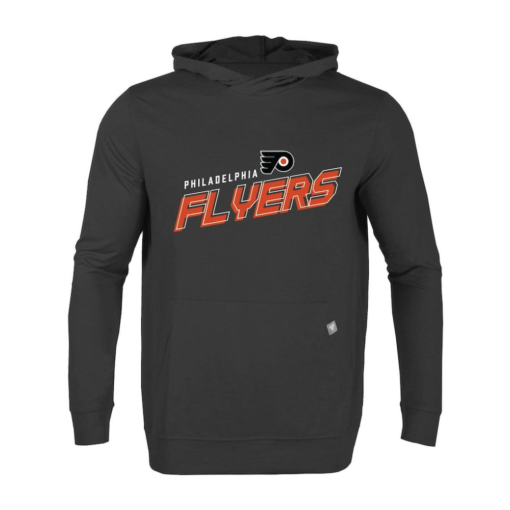 NHL Black Philadelphia Flyers Levelwear Relay Premier 2.0 Pullover Hoodie