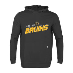 NHL Black Boston Bruins Levelwear Relay Premier 2.0 Pullover Hoodie